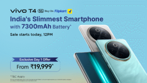 Thin out. Power inside. Vivo launched T4 5G with India’s largest 7300mAh battery