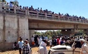 8 killed in family, 6 injured and bridge fell from a vehicle in Madhya Pradesh