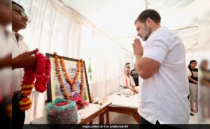 Rahul Gandhi Pahalgam attack victim’s family meets in UP, demand justice