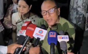 Congress MP and MLA attacked a crowd in Assam