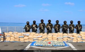 Indian Navy Seizes 2,500 kg Narcotics