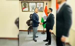 Shanghai Consulting Prof. Mattos meets Karan Adani, discusses major development areas