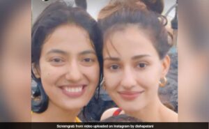 Actor Disha Patani’s sister climbs the wall to save the child in the abandoned building