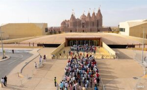 Hindu temple celebrated Ram Navami with a grand festival in Abu Dhabi