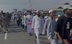 Intensive protest against Waqf Amendment Bill in Manipur