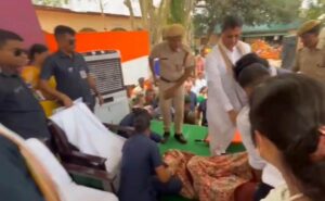 Principal Falls, Chief Minister 1 provides assistance during the Tripura event
