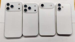 The iPhone 17 series design was seen in leak dummy units; Pro model seen with new camera module