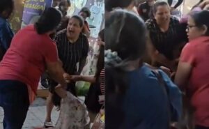 On camera, Noida woman holds another’s hair, pins her down, calls for the police
