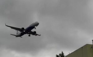 The woman alleged that the member of the Indigo crew stole a gold chain from the child