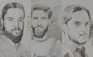 Sketch of 3 terrorists behind the Pahalgam attack issued by agencies