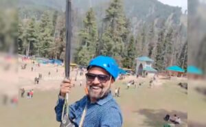 Unknown tourist caught the Pahalgam terror attack on zipline