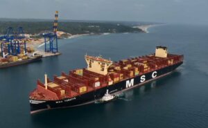 Adani’s Vizinjam Port welcomes the world’s largest environmentally friendly container ship