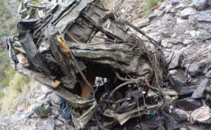 3 soldiers killed as an army vehicle fall into the gorge in Ramban, Jammu and Kashmir.