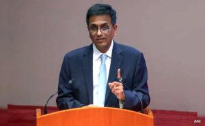 Justice Dye Chandrachud played NDTV as a professor