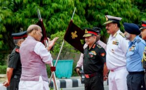 Defense Minister Rajnath Singh meets CD, 3 service heads after Pakistan grows