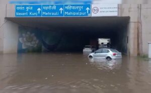 Serious waterfalls receive heavy rainfall in the form of disintegrated flight opes, Delhi receives heavy rainfall
